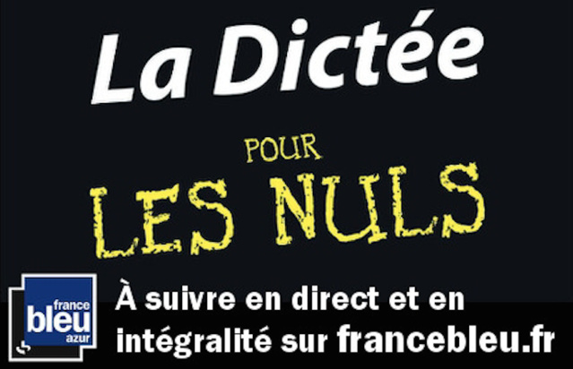 Une dictée en direct sur France Bleu Azur Une dictée en direct sur France Bleu Azur