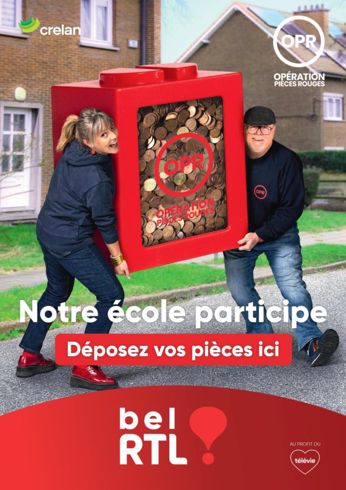 Bel RTL : une tournée dans les écoles pour l'opération Pièces Rouges