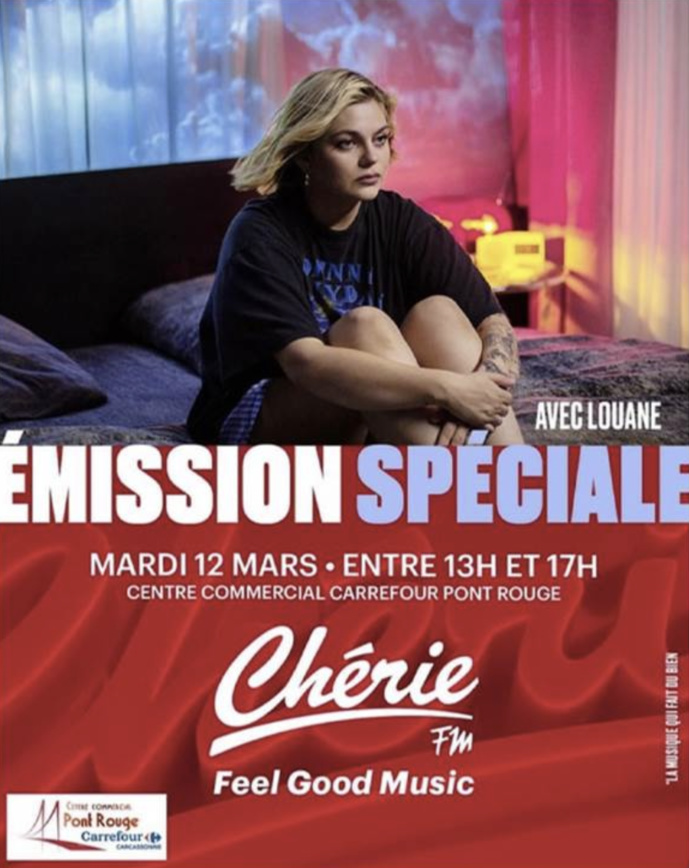 Chérie FM : une émission avec Louane à Carcassonne Chérie FM : une émission avec Louane à Carcassonne