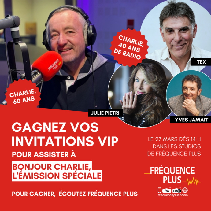 Fréquence Plus : bon anniversaire Charlie ! Fréquence Plus : bon anniversaire Charlie !