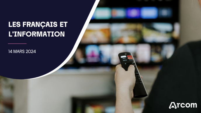 Selon l'Arcom, 94% des Français déclarent s’intéresser à l’information