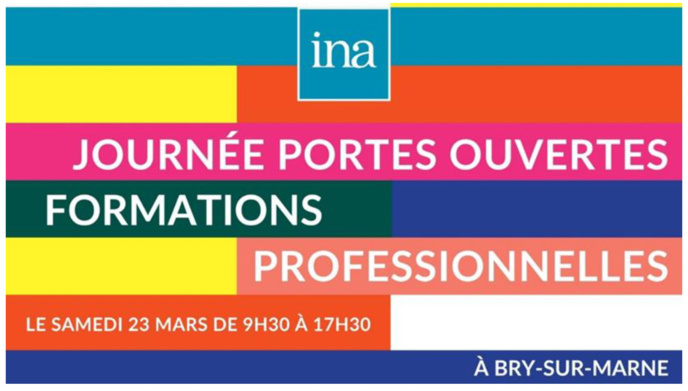 Formation pro : l'INA organise sa journée portes ouvertes Formation pro : l'INA organise sa journée portes ouvertes