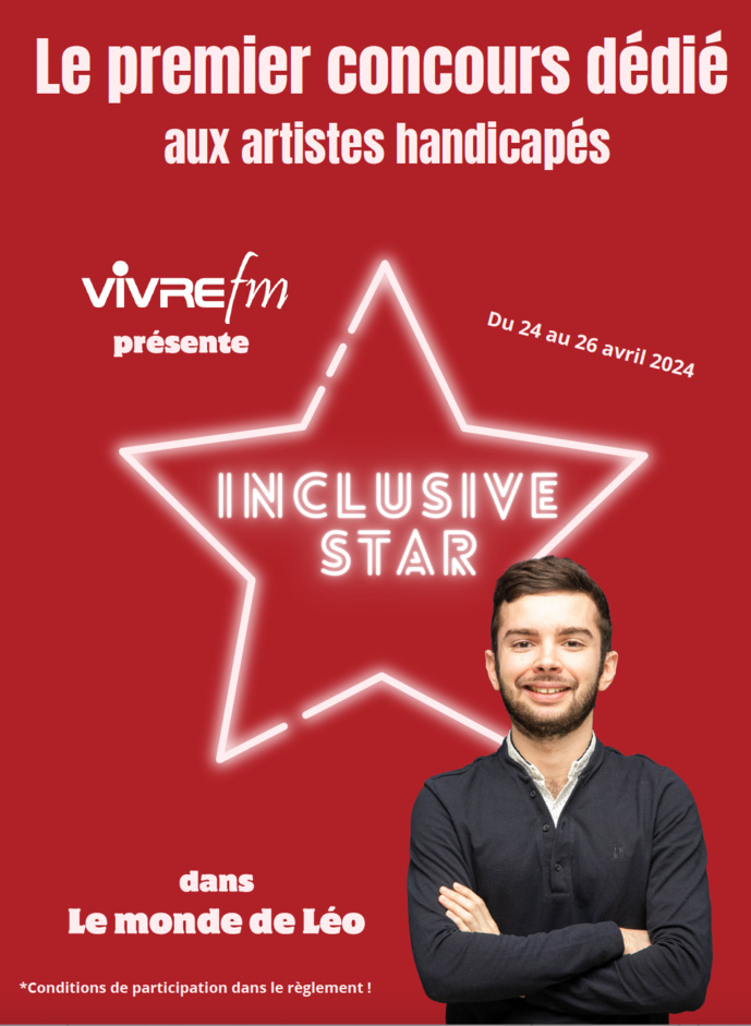 Vivre FM lance "Inclusive Star" dédié aux artistes handicapés