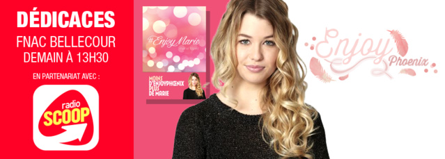 Enjoy Phoenix en dédicaces avec Radio Scoop Enjoy Phoenix en dédicaces avec Radio Scoop