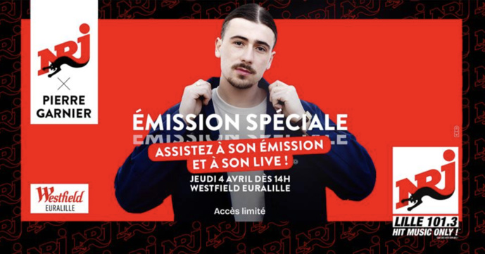 NRJ Lille accueille le chanteur Pierre Garnier NRJ Lille accueille le chanteur Pierre Garnier
