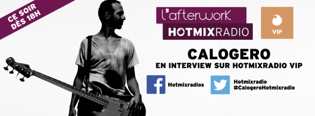 Calogero : une heure d'interview sur Hotmixradio