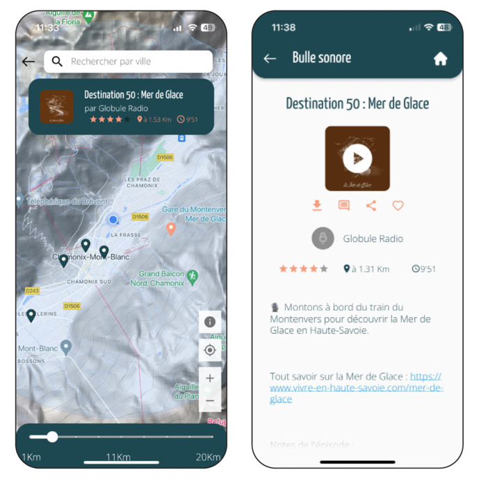 Globule Radio produit un podcast géolocalisé Globule Radio produit un podcast géolocalisé