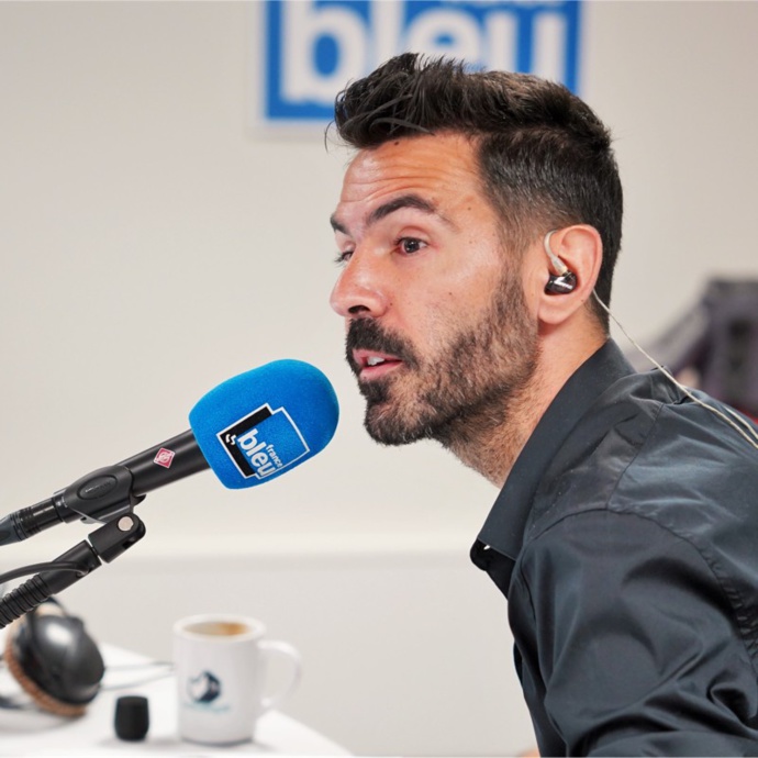 Bertrand Fissot, responsable des programmes de France Bleu Lorraine Nord. © Le Dauphiné Libéré.