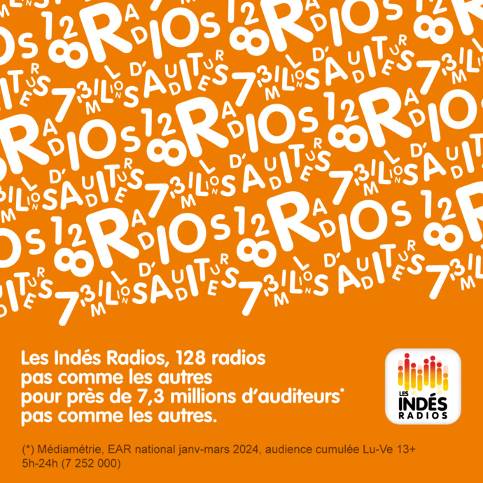 EAR National : Les Indés Radios réunissent 7.2 millions d'auditeurs EAR National : Les Indés Radios réunissent 7.2 millions d'auditeurs