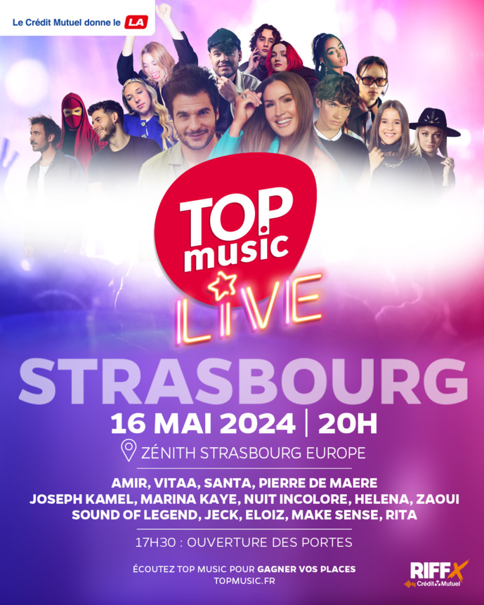 Top Music frappe fort avec son "Top Music Live" Top Music frappe fort avec son "Top Music Live"