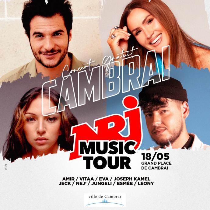 Le NRJ Music Tour passe par Compiègne, Lyon et Cambrai Le NRJ Music Tour passe par Compiègne, Lyon et Cambrai