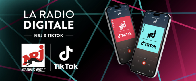 NRJ lance sa nouvelle radio digitale en partenariat avec TikTok