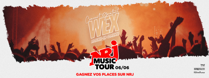 Belgique : NRJ offre 6 000 places pour assister au NRJ Music Tour