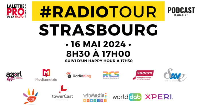 RadioTour à Strasbourg : le programme minute par minute RadioTour à Strasbourg : le programme minute par minute