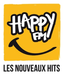 Le nouveau logo de Happy FM dévoilé le 9 juillet avant la mise en ligne d'un nouveau site internet et de nouveaux programmes