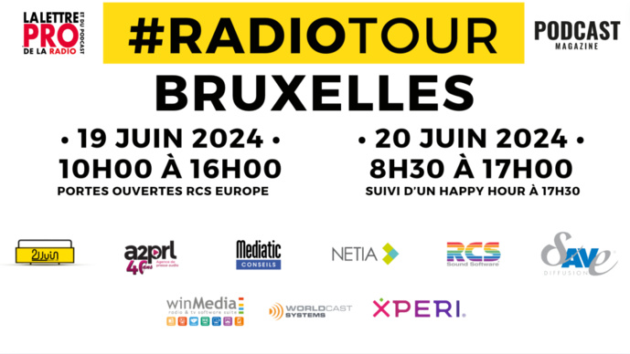 RadioTour à Bruxelles : les inscriptions sont ouvertes RadioTour à Bruxelles : les inscriptions sont ouvertes