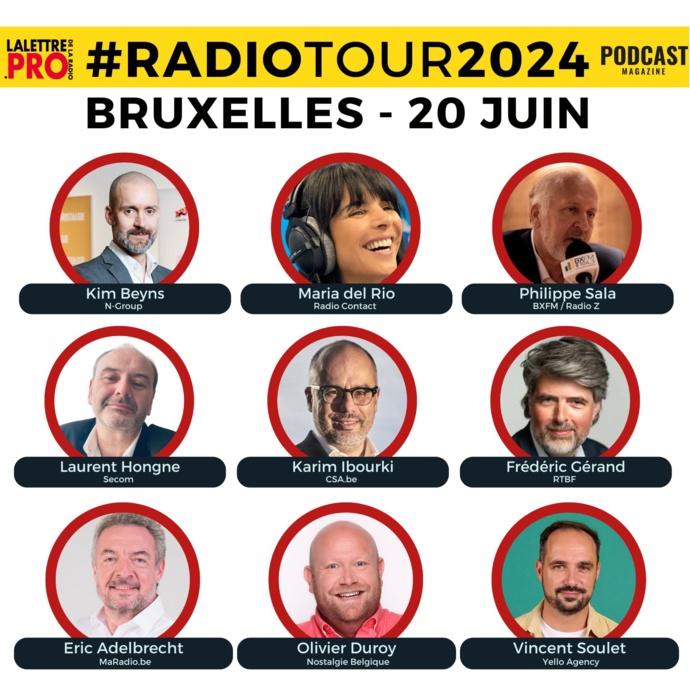 RadioTour à Bruxelles : les premiers intervenants confirmés RadioTour à Bruxelles : les premiers intervenants confirmés