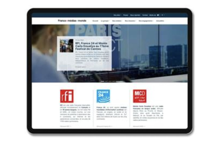 France Médias Monde met en ligne son nouveau site institutionnel France Médias Monde met en ligne son nouveau site institutionnel