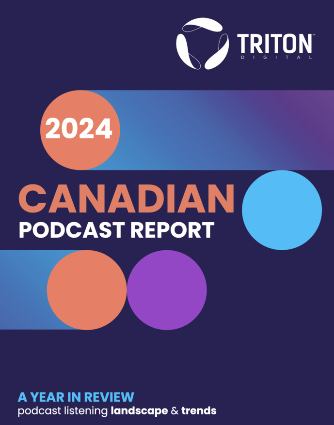 Triton dévoile une étude sur les tendances des podcasts au Canada