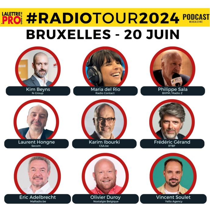RadioTour à Bruxelles : voici les intervenants confirmés RadioTour à Bruxelles : voici les intervenants confirmés