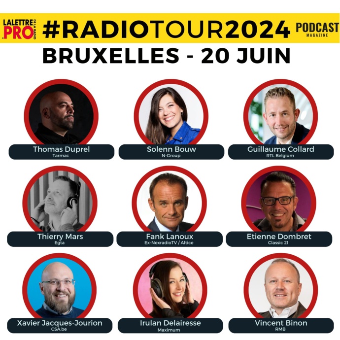 RadioTour à Bruxelles : voici les intervenants confirmés RadioTour à Bruxelles : voici les intervenants confirmés
