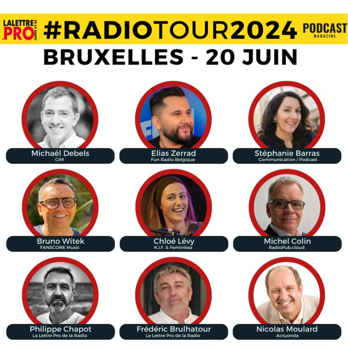 RadioTour à Bruxelles : voici les intervenants confirmés RadioTour à Bruxelles : voici les intervenants confirmés