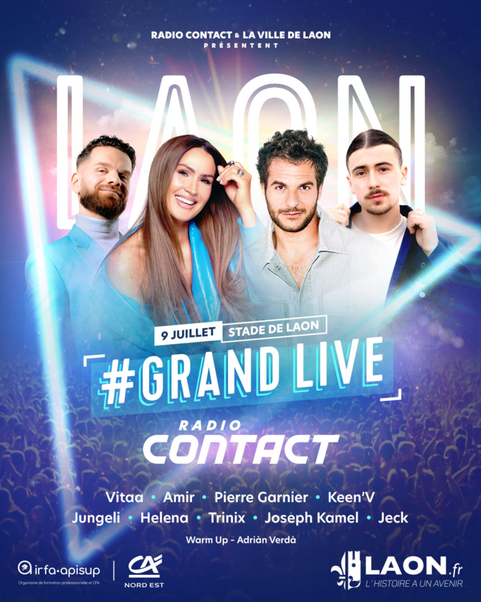 Radio Contact annonce son nouveau Grand Live à Laon Radio Contact annonce son nouveau Grand Live à Laon