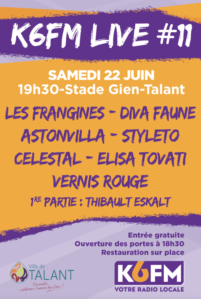 K6 prépare un nouveau K6FM Live K6 prépare un nouveau K6FM Live