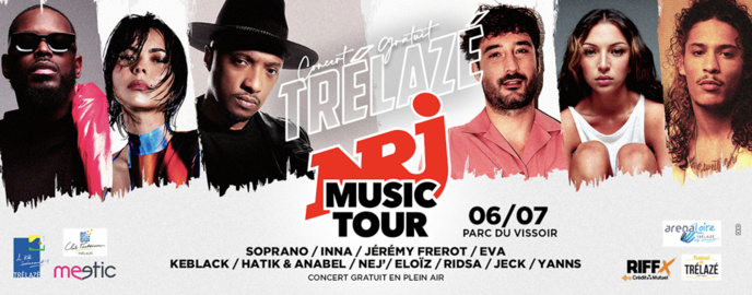 Une étape du NRJ Music Tour à Trélazé le 6 Juillet Une étape du NRJ Music Tour à Trélazé le 6 Juillet