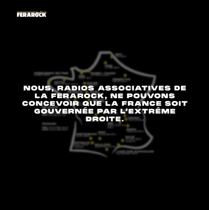 Les radios de la Ferarock s'engagent contre l'extrême droite Les radios de la Ferarock s'engagent contre l'extrême droite