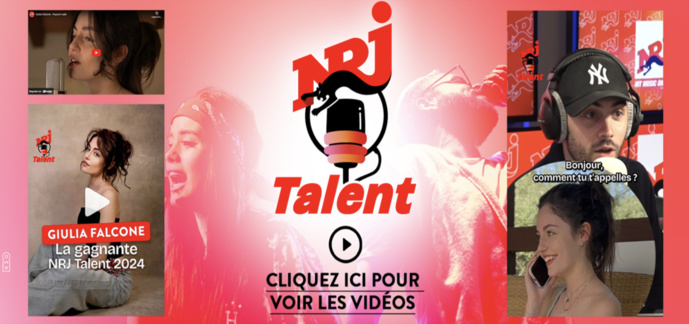 Giulia Falcone : lauréate du concours NRJ Talent 2024 Giulia Falcone : lauréate du concours NRJ Talent 2024