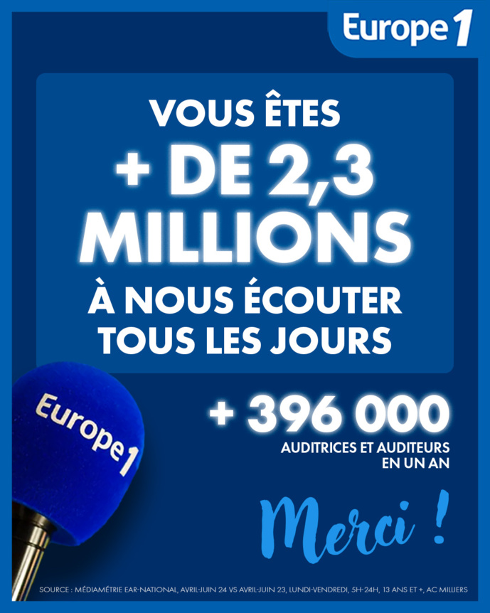 EAR National : grosse performance d'Europe 1 EAR National : grosse performance d'Europe 1