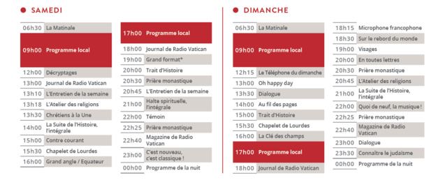 RCF : nouvelle rentrée, nouveaux programmes