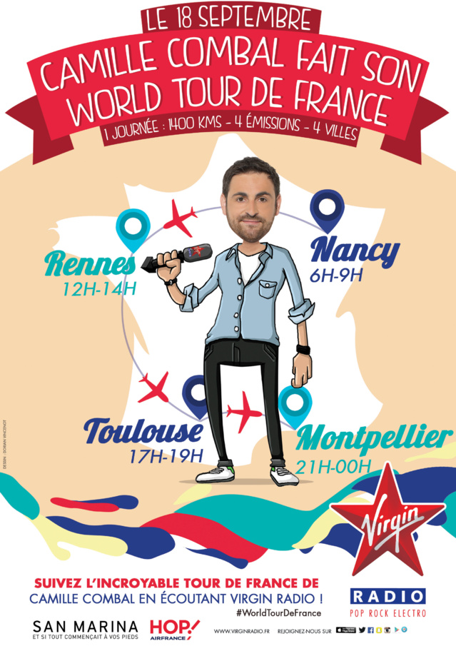 Un 2e World Tour de France pour Camille Combal 