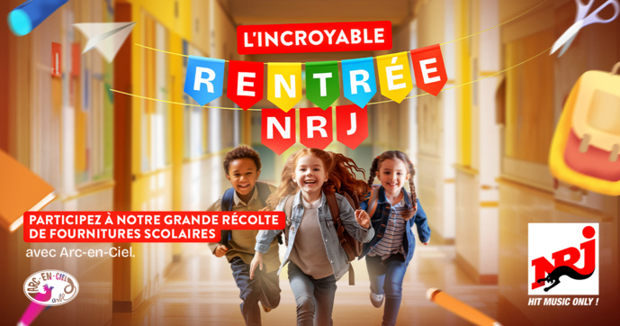 Belgique : NRJ lance une grande collecte de matériel scolaire Belgique : NRJ lance une grande collecte de matériel scolaire