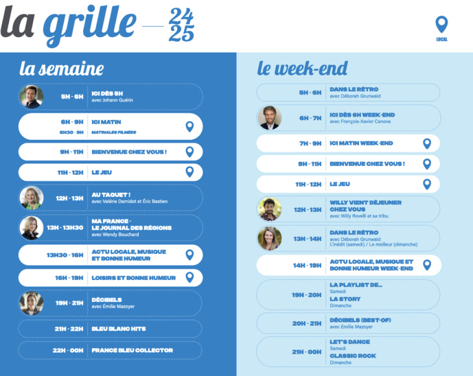 "Actu locale, musique et bonne humeur" : la nouvelle promesse de France Bleu "Actu locale, musique et bonne humeur" : la nouvelle promesse de France Bleu