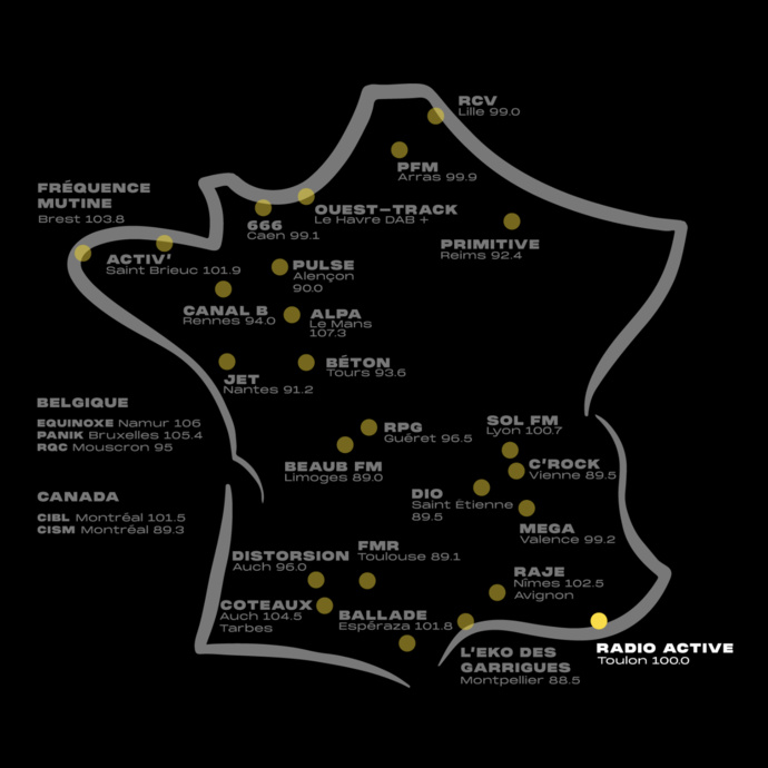 Radio Active à Toulon rejoint la Ferarock Radio Active à Toulon rejoint la Ferarock