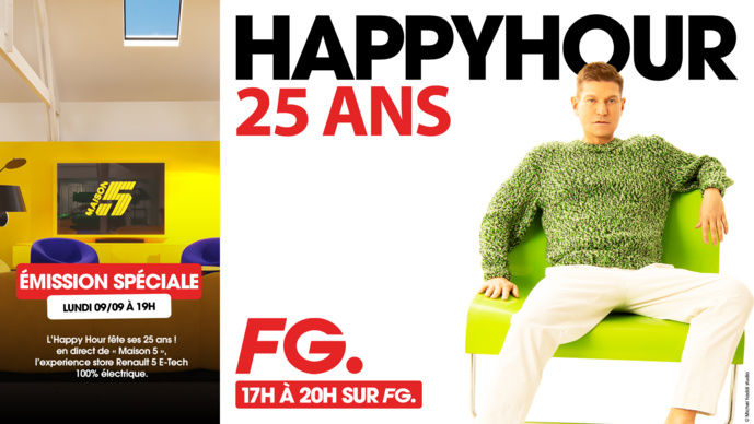 Radio FG : l'émission "Happy Hour" fête ses 25 ans Radio FG : l'émission "Happy Hour" fête ses 25 ans