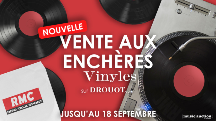 RMC : nouvelle vente aux enchères de vinyles RMC : nouvelle vente aux enchères de vinyles