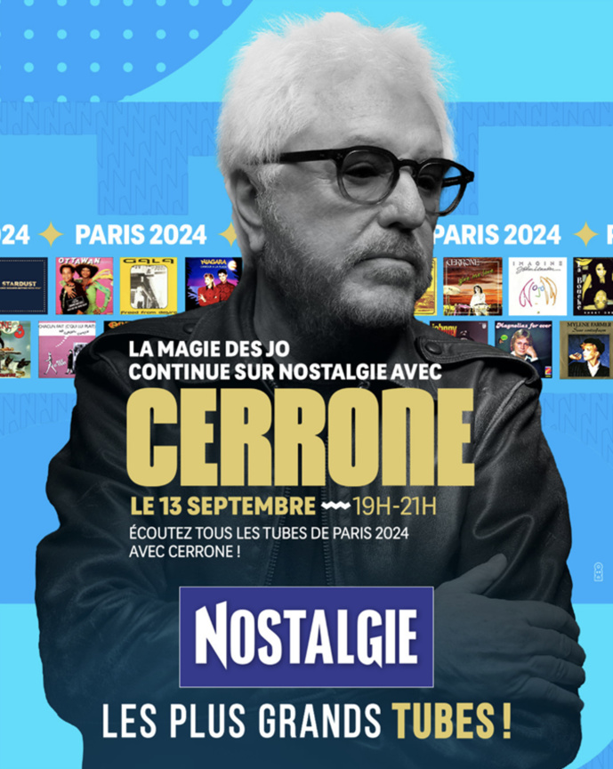 Nostalgie : une émission spéciale playlist des JO de Paris Nostalgie : une émission spéciale playlist des JO de Paris