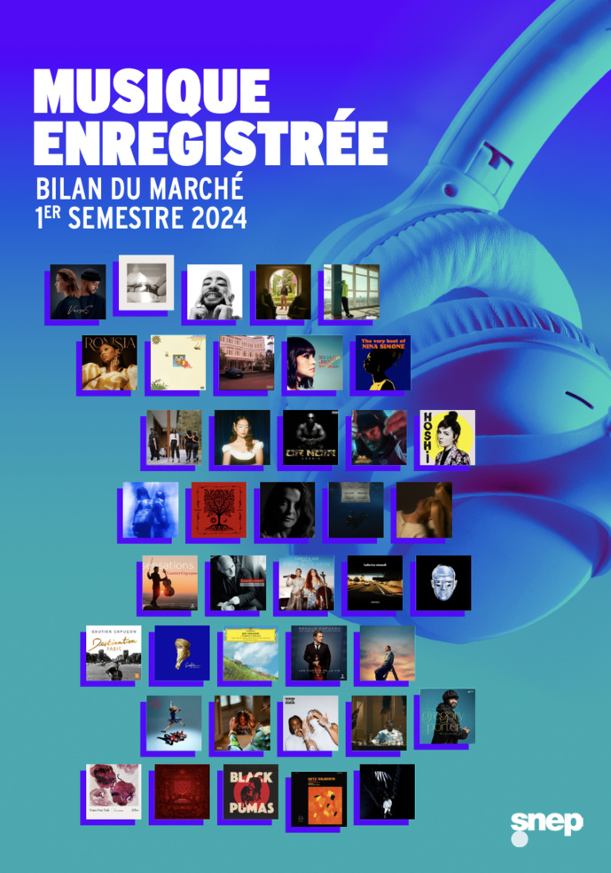 Le marché de la musique enregistrée en progression au 1er semestre
