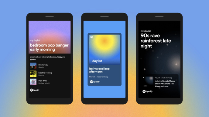 Spotify : la playlist "Daylist" évolue en fonction de l'humeur de l'auditeur