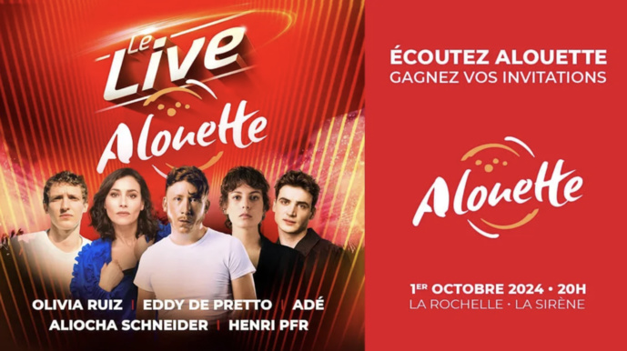 Alouette organise un "Live Alouette" à La Rochelle Alouette organise un "Live Alouette" à La Rochelle