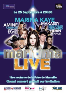 Maritima organise son "Maritima Live" à Marseille Maritima organise son "Maritima Live" à Marseille