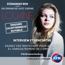 Louane invitée de Karine Ferri sur RFM Louane invitée de Karine Ferri sur RFM