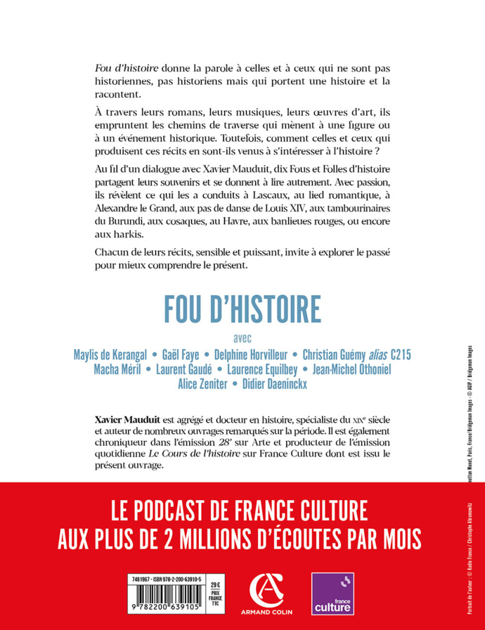 France Culture : un ouvrage pour être "Fou d'histoire" France Culture : un ouvrage pour être "Fou d'histoire"