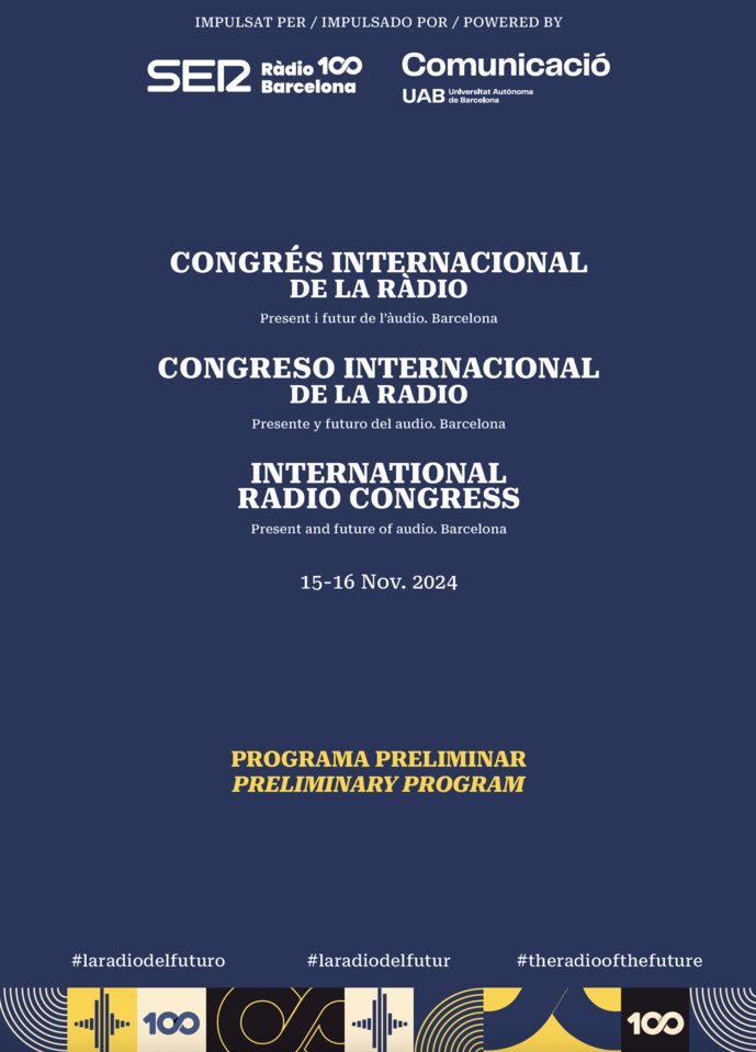 Barcelone accueille le Congrès International de la Radio Barcelone accueille le Congrès International de la Radio