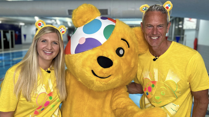 Les animateurs de BBC Radio plongent pour "Children in Need"
