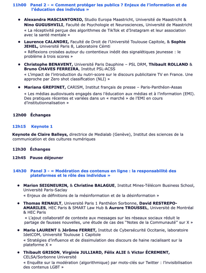 Troisième journée d'études de l'Arcom le 14 novembre Troisième journée d'études de l'Arcom le 14 novembre