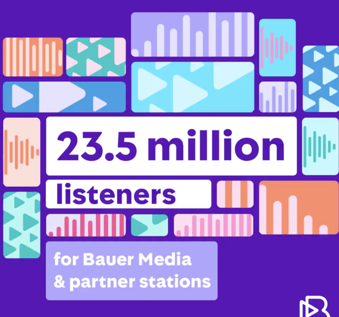 Bauer Media Audio UK célèbre encore des audiences record 